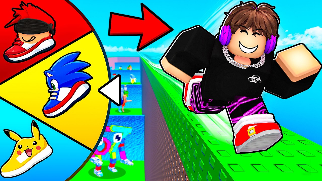 Колесо выбирает мою скорость в игре «Побег от цунами»!