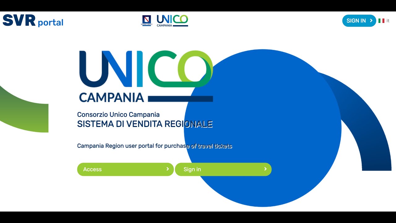 How to Make Unico Campania SMART CARD (Transport Card Region Campania) 