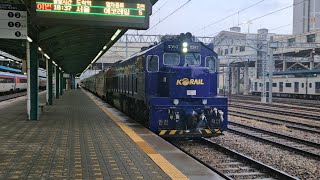 천안역 해랑열차 →서울행 4334 7382호 디젤열차 풀편성 한국철도공사