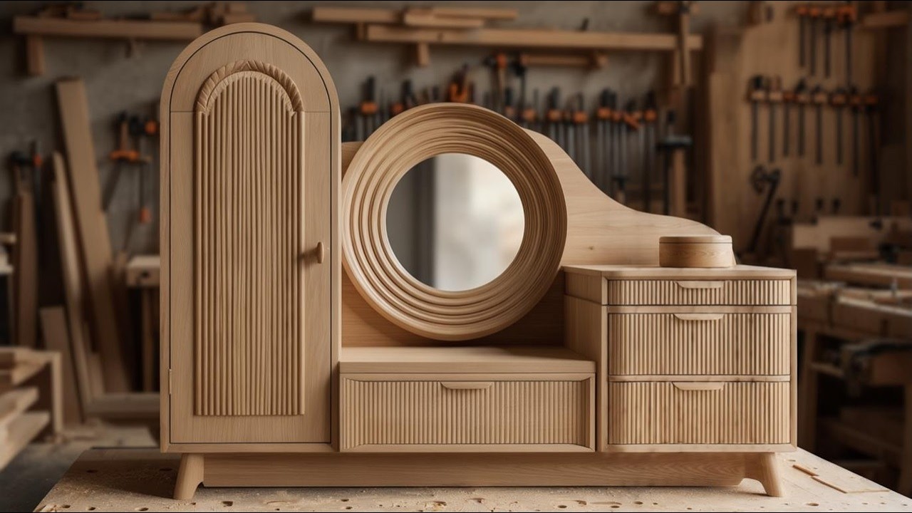 The Young Carpenter & His Creative Journey | From Lifeless Piece Wood To An Artistic Dressing Table