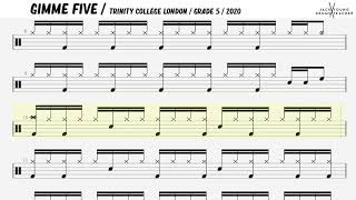 Gimme Five - Trinity Drums 2020 Grade 5