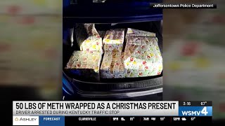 Officers find 55 pounds of meth wrapped as Christmas presents in Kentucky