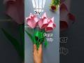 Diy Tulip flower 🌷😄#art #craft #youtubeshorts #creative #satisfying