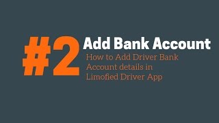#2 How to Add Bank Account details in Limofied Driver App screenshot 5