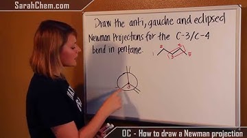 How to draw a Newman projection
