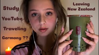 ASMR | Finally a Life Update & Boba (mouth sounds, close up, chaotic)