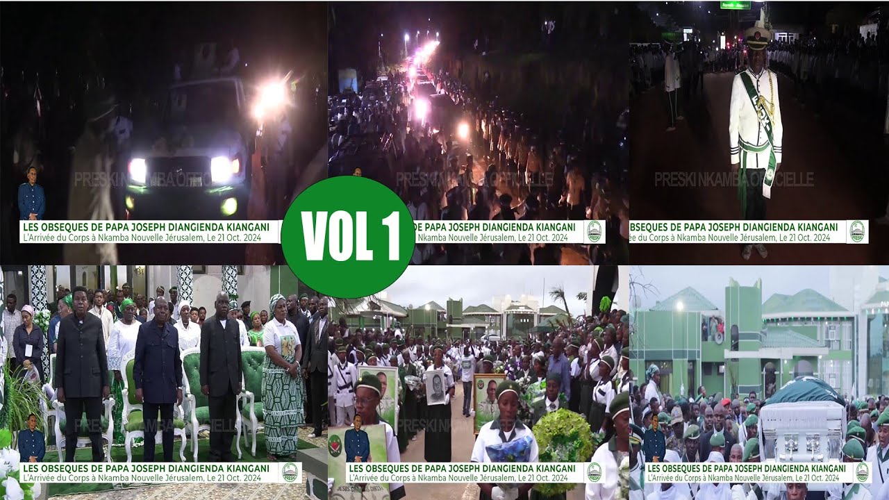 ARRIVEE DU CORP DE PAPA JOSE DIANNGIENDA EN NKAMBA VOL1