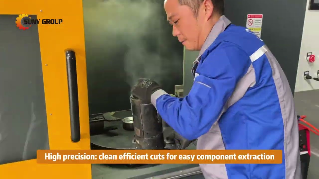 Smart Compressor Recycling with Our Plasma Cutting Machine!