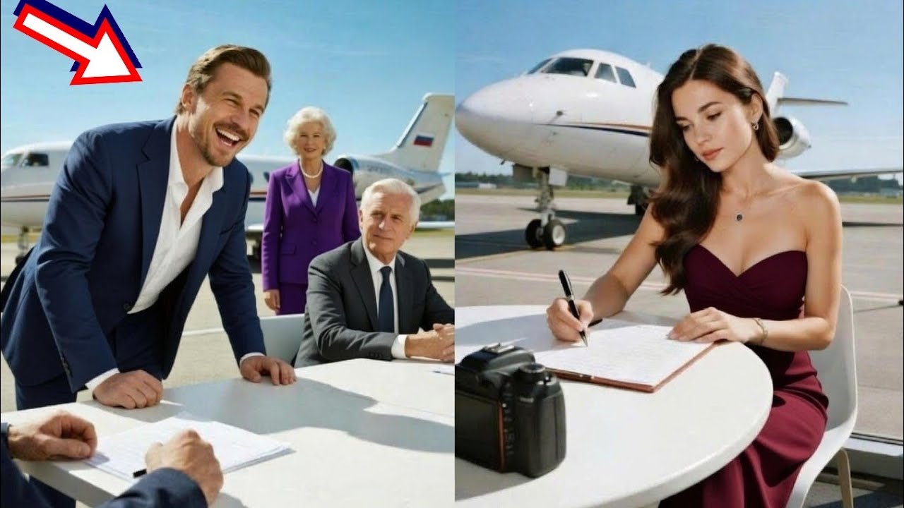 ОНА ТИХО ПОДПИСАЛА РАЗВОД… НО КОГДА ВЫШЛА ИЗ САМОЛЁТА МИЛЛИАРДЕРА — ВСЕ ПОБЛЕДНЕЛИ 😱✈️