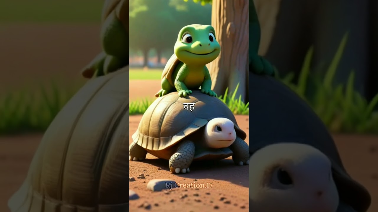 Rabbit And Tortoise Story in Hindi..🐇🐢