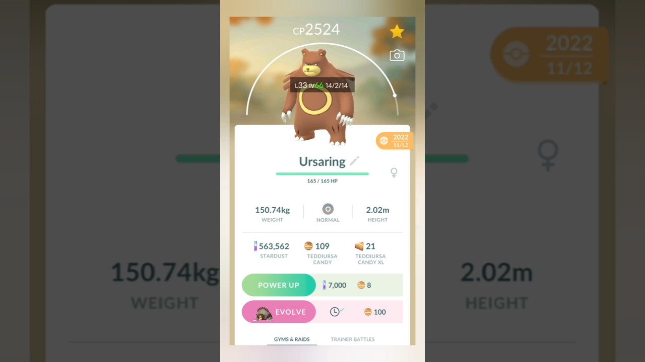 Evolve Ursaring Full Moon Tricks Must Watch Pokemon Go 