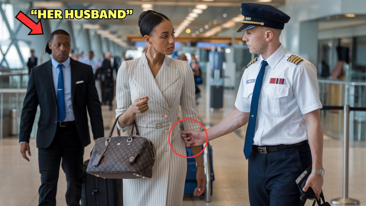 Outline Video Racist Pilot Refuses to Fly BLACK WOMAN, He’s Fired Immediately When Her Husband Steps In...