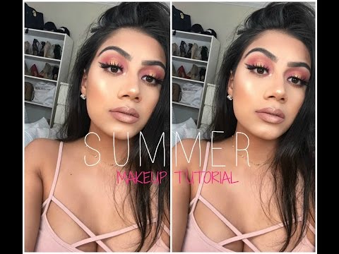 SUMMER GLAM MAKEUP TUTORIAL | 2016