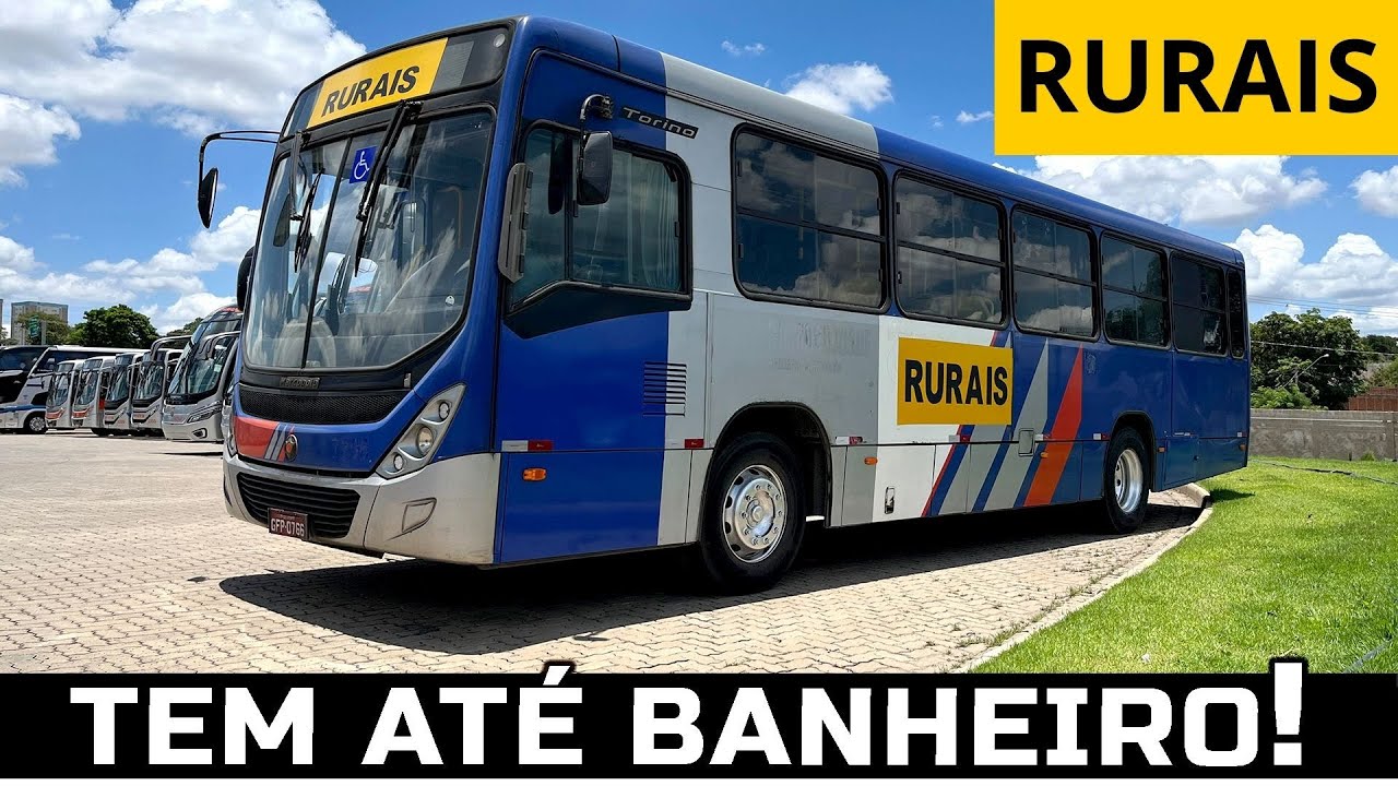 GRANDE TRANSFORMAÇÃO DE UM ÔNIBUS URBANO PARA ATENDIMENTO EM SERVIÇOS RURAIS MARCOPOLO TORINO