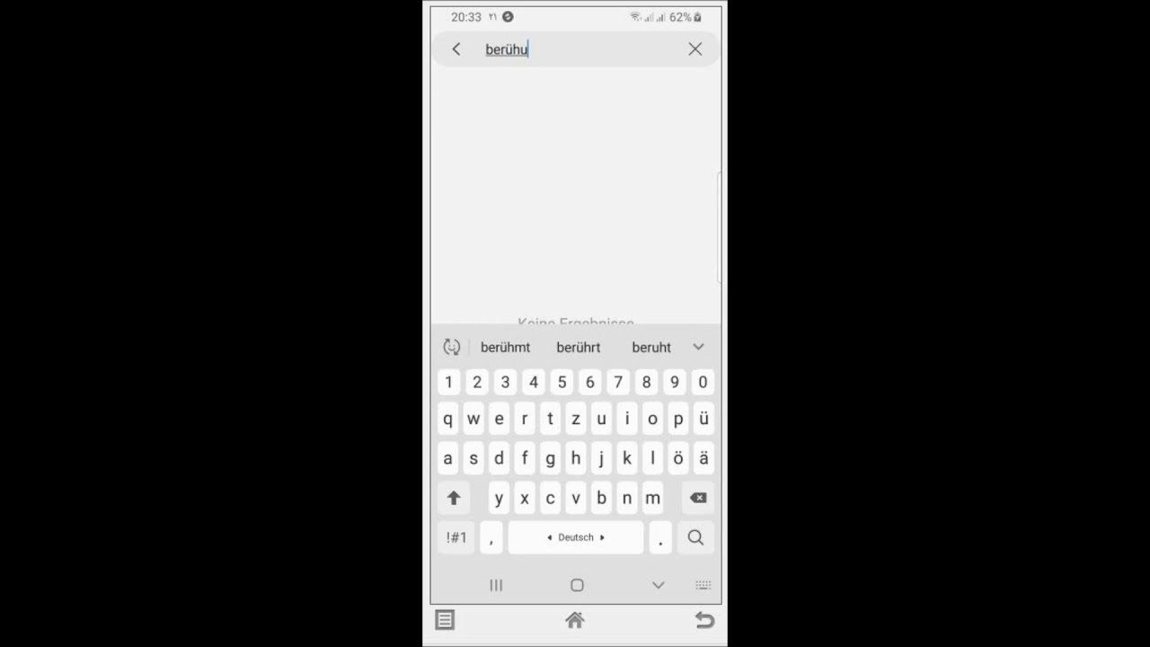 New Samsung Galaxy Berührungsempfindlichkeit einstellen