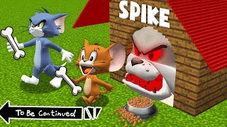 BABY TOM and JERRY vs GIANT SCARY SPIKE in Minecraft ! Real Tom and Jerry - GAMEPLAY Movie