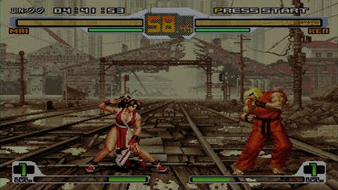 SNK vs. Capcom Playthrough - Mai Shiranui MAME [1080p] [NVIDIA Shadowplay]