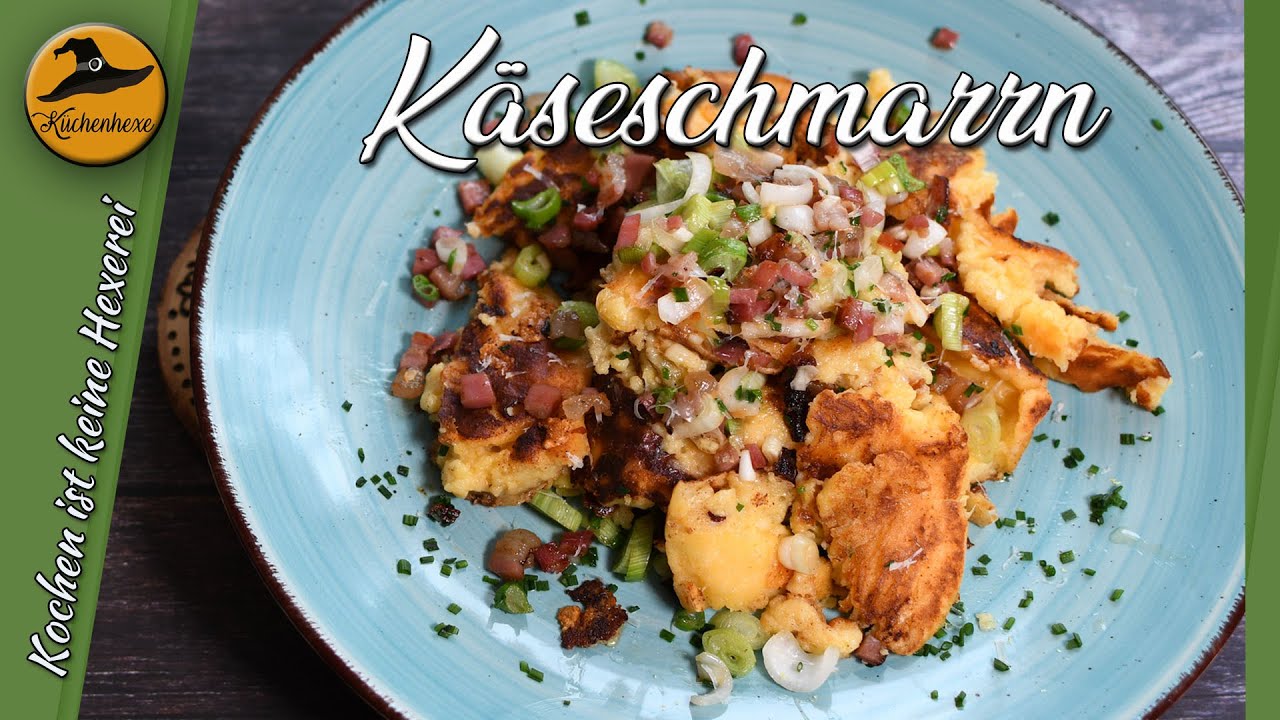 Deftiger Käseschmarrn ( pikanter Kaiserschmarrn ) - YouTube