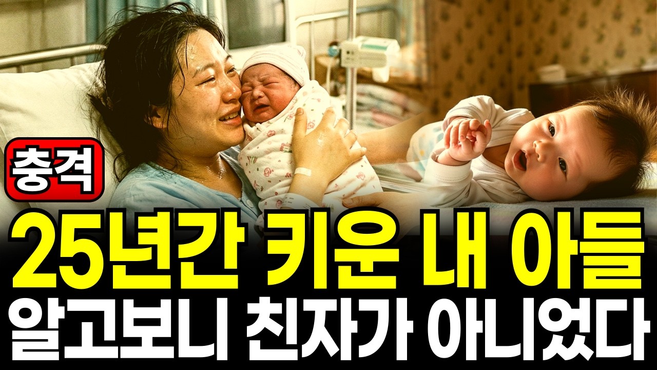 25년간 키워온 내 아들이 알고보니 친자식이 아니었다. 뒤바뀐 두 아이의 충격적인 그날의 진실과 숨겨진 미스터리, 미제사건