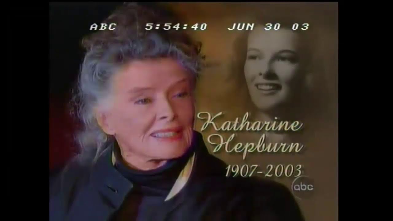Katharine Hepburn: News Report of Her Death - June 29, 2003 - YouTube