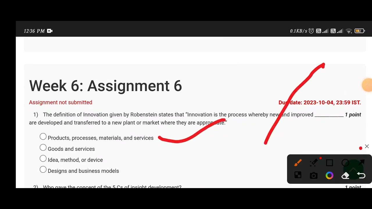 Innovation Business Models and Entrepreneurship week 6 Assignment ...