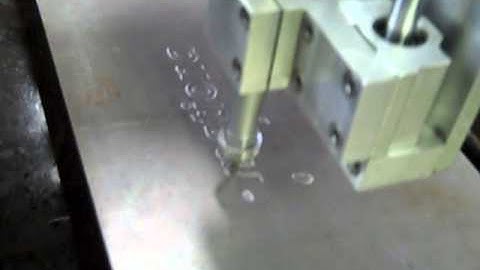 CNC Scribe / Plate Marker on Plasma Machine