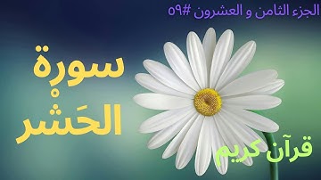 الجزء الثامن والعشرون #٥٩ | سورة الحَشْر