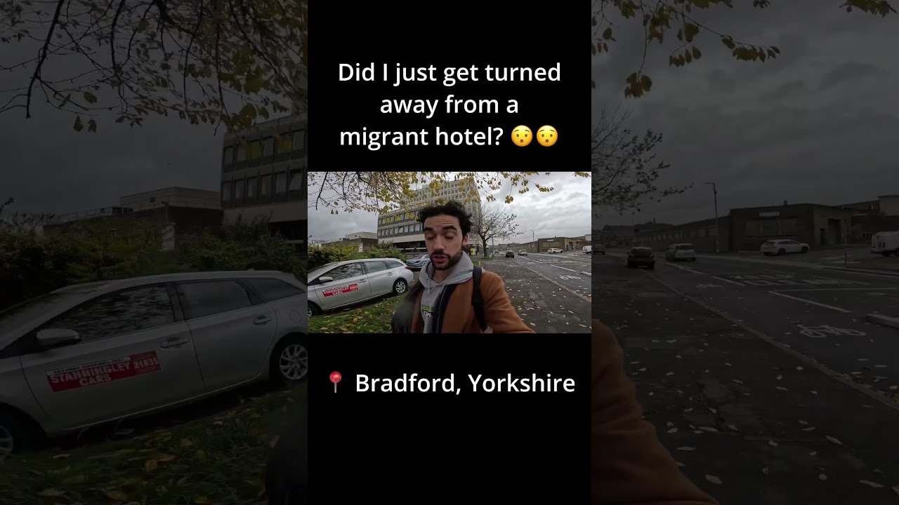 Did I just get turned away from a migrant hotel? 😮😮