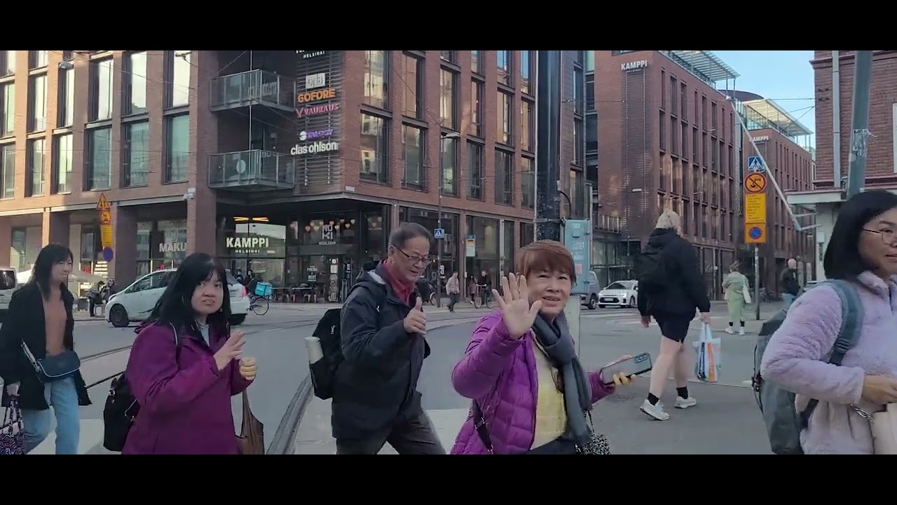 Helsingin raitiolinja 9,7 Länsiterminaali-Ilmala-Länsiterminaali-Hakaniemi. Helsinki tramline 9,7.