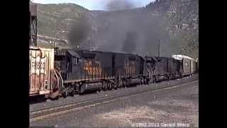 Run 8! Roaring EMDs On Tennessee Pass, Colorado  1992