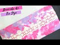 - PANO DE PRATO Com barradinho de tie dye. DIY - DISHCLOTH