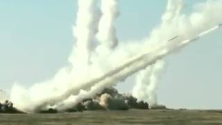 Iskander and SMERCH - Mobile Ballistic Missile Launch
