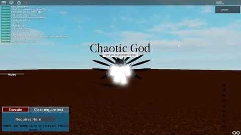 Roblox Script Showcase #3 // Chaotic god
