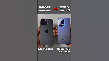 iphone 16 pro max Vs Oppo Reno 13 🔥 Speed test comparison #shorts
