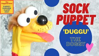 Free Online Puppet Summer Camp | Activities for Kids | Session 1 - How to Make Sock Puppet Dog