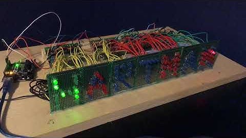 Arduino Daisy chained shift registers SIPO