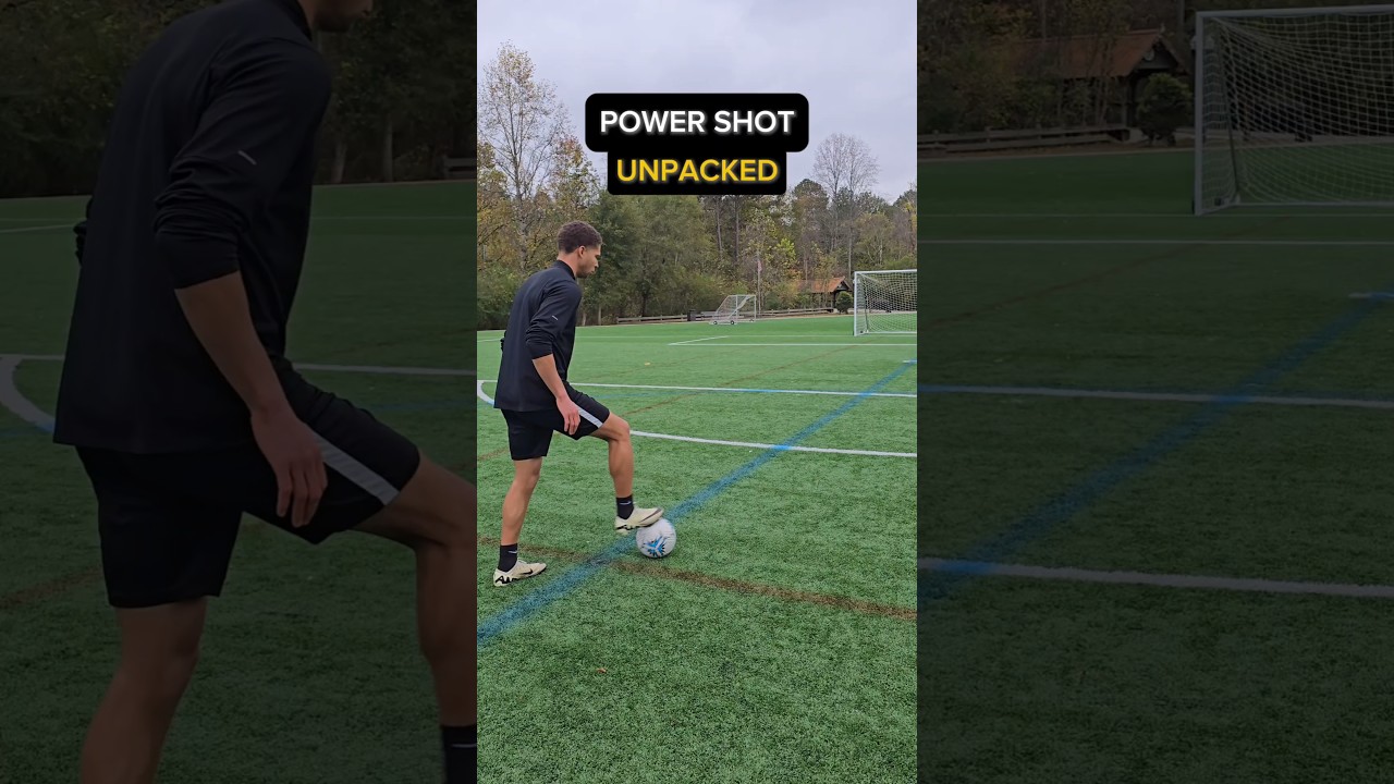 Power shot unpacked | How to shoot with power in soccer