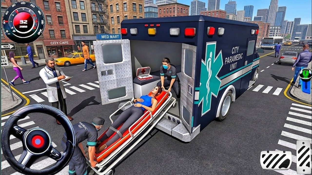 Ambulance Rescue Simulator 2026: Doctor With Paramedic Emergency City Rescue: Android Gameplay