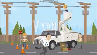 Classic caillou shuts down the electricity system/Grounded/Arrested