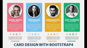 Regular Card Design In Bootstrap 4 Doesn