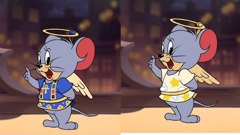 Tom and Jerry Chase Playing with Angel Tuffy Star Match and Temple Guardians