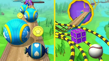 🐋  Going Balls -SpeedRun Gameplay  VS Portal Run VS Bonus Level 💥 💞 ⛳️  99. 100 . 101