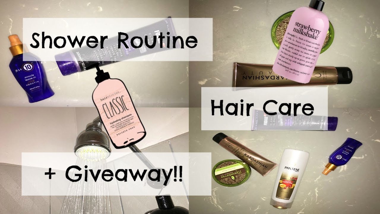 My Shower/Hair Care Routine + Giveaway! Lauren Lucy YouTube