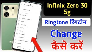 Infinix zero 30 5g ringrone change /Infinix zero 30 5g mein ringtone kaise set kare/ringtone setting