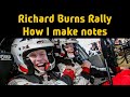 Richard burns rally  how i make notes