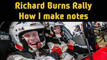 Richard Burns Rally - How I make notes