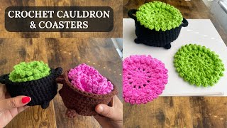 Halloween Cauldron & Potion Coasters Tutorial
