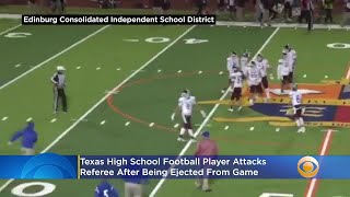 Texas High School Football Player Attacks Referee After Being Ejected From Game