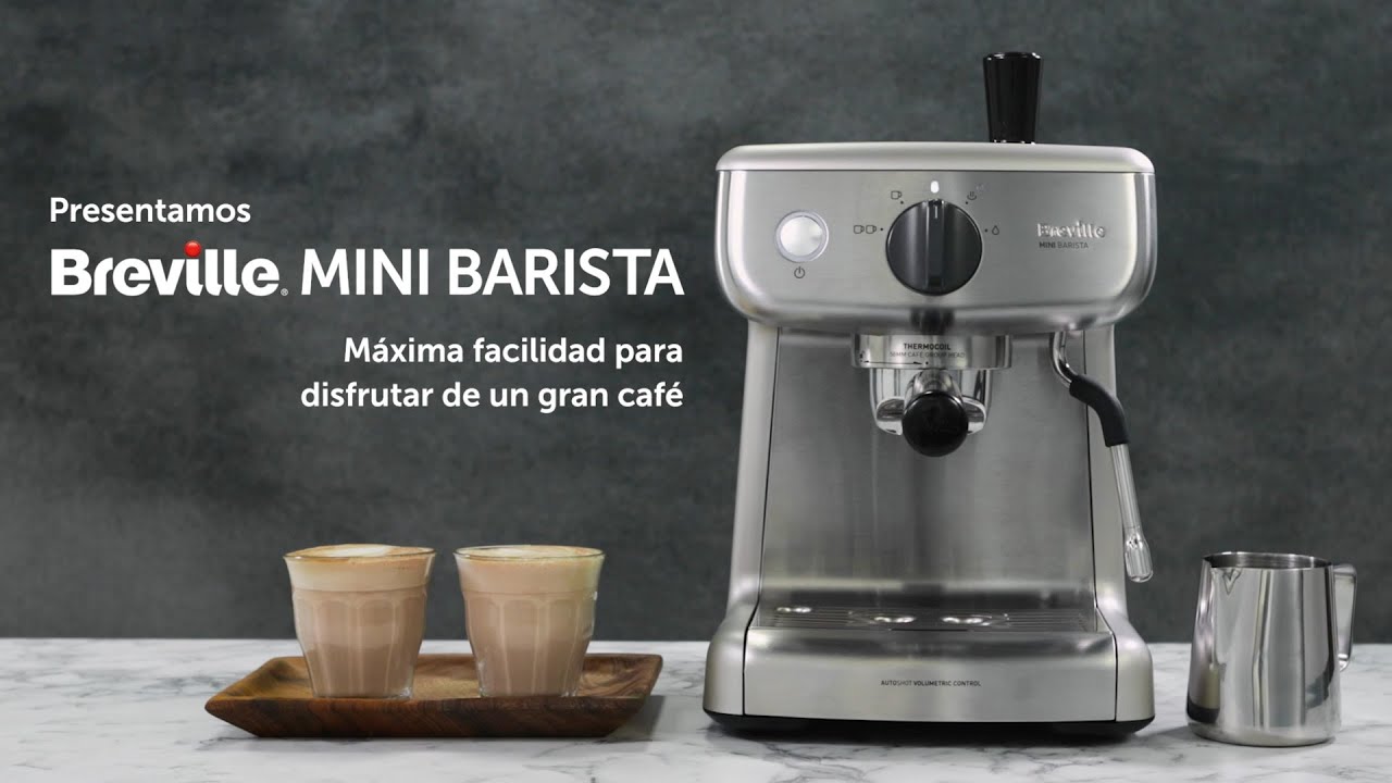 Cafetera Breville Mini Barista ¿Cómo es y qué funciones tiene? 