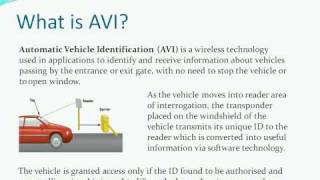 Automatic Vehicle Identification